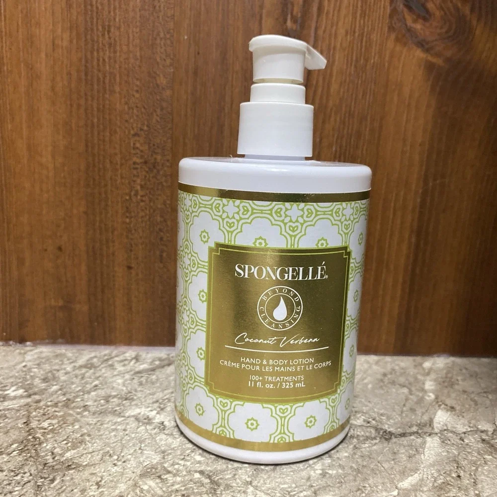 Spongelle COCONUT VERBENA Bath Body‎ Hand Lotion Cream 11 Oz New